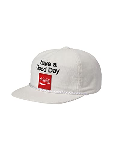 Brixton Coca-Cola Good Day Hp Cap Basecap Baseballcap Flat Brim (One Size - cremeweiß) von Brixton