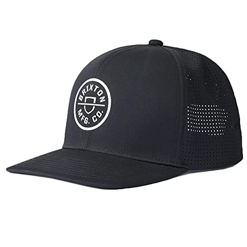 Brixton Unisex, Damen Cap Crest schwarz/weiß One Size von Brixton