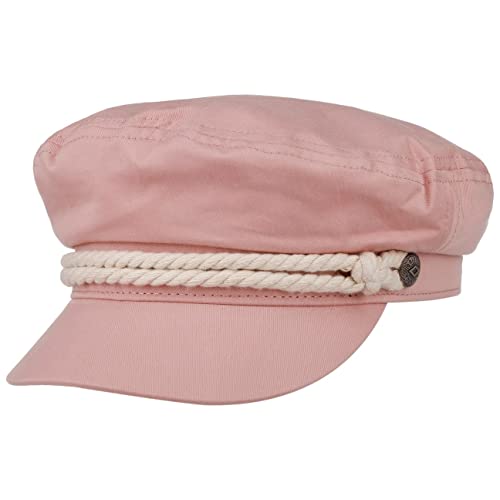 Brixton Fiddler Uni Cotton Elbsegler Schirmmütze Schildmütze Elbseglermütze Baker-Boy-Mütze (L (59-60 cm) - rosa) von Brixton