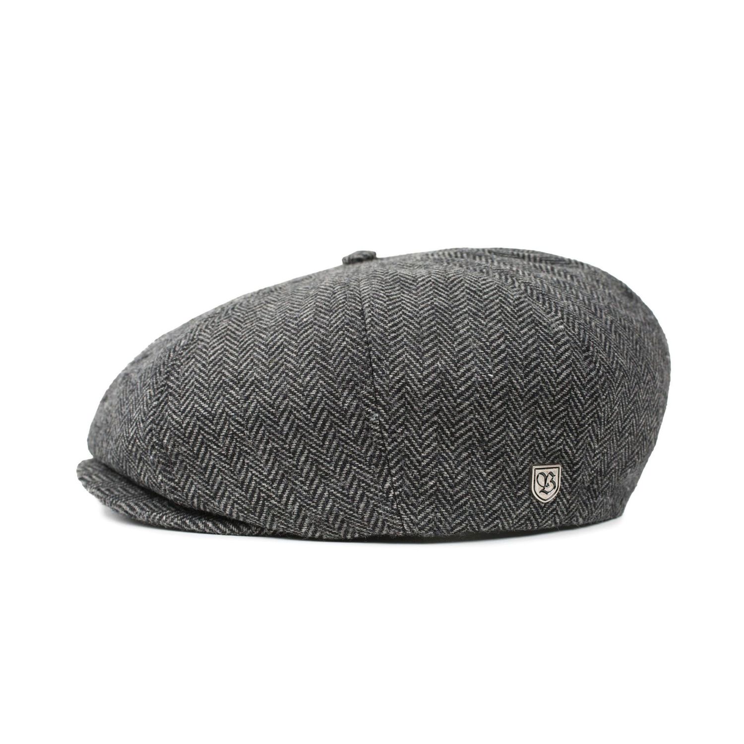 Brixton Flatcap Brood Snap Cap mit Fischgrätmuster von Brixton