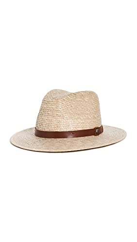 Brixton Herren Messer Stroh Fedora, natur, Medium von Brixton