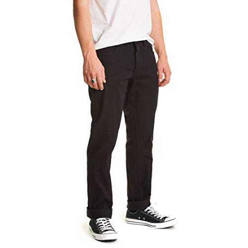 Brixton Herren Reserve Chinohose mit Standard-Passform Lässige Hose, schwarz, 47 von Brixton