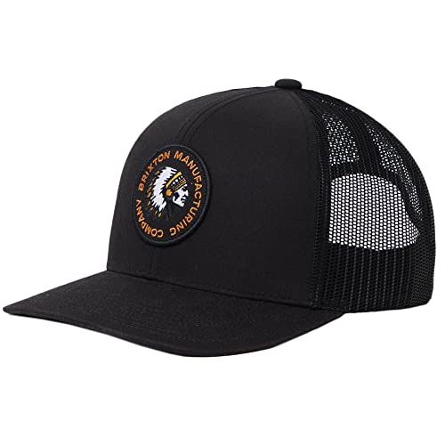 Brixton Herren Rival Stamp X Mp net Baseball Cap, Schwarz, Einheitsgröße EU von Brixton