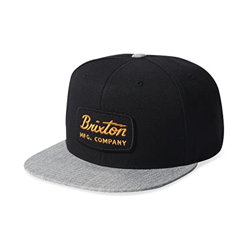 Brixton JOLT Snapback Headwear, Black/Heather Grey, O/S von Brixton