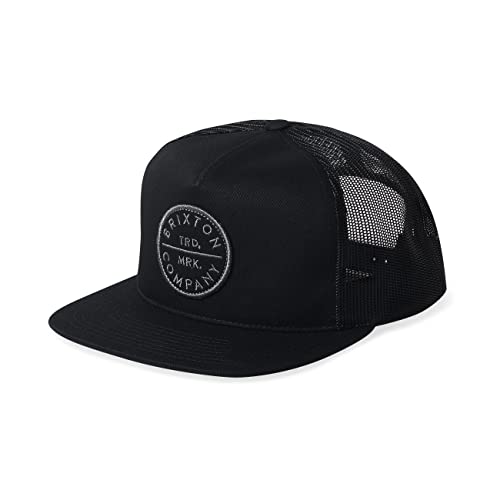 Brixton Men's Pledge MP MESH Cap, Black/Black, One Size von Brixton