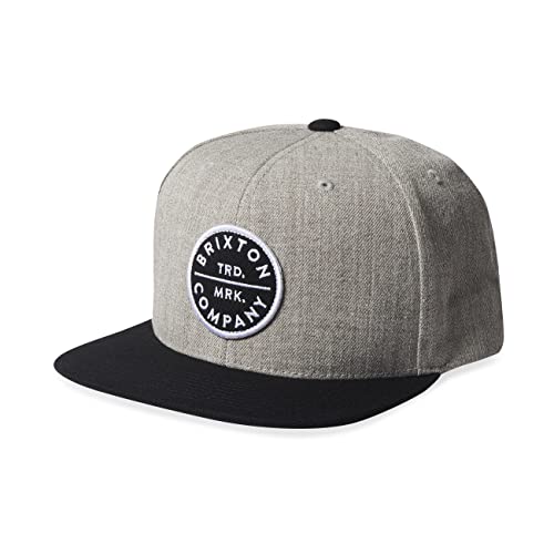 Brixton Men's Pledge MP MESH Cap, Light Heather Grey/Black, One Size von Brixton