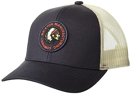 Brixton Herren Baseball Caps Baseballkappe, Verwaschenes Marineblau/gebrochenes Weiß, Einheitsgröße von Brixton