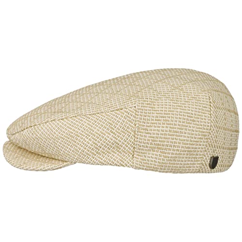 Brixton Summer Straw Flatcap Schirmmütze Schiebermütze Strohcap (M (56-57 cm) - Natur) von Brixton