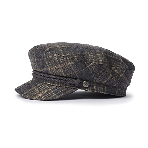 BRIXTON Unisex Fiddler Cap Beret, Grau/Löwe, 56 von Brixton