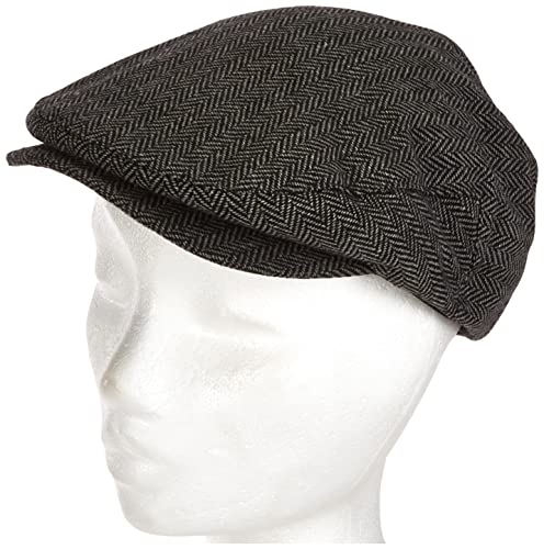 Brixton Unisex-Adult Hooligan Snap Cap Beret, Grey/Black, XL von Brixton