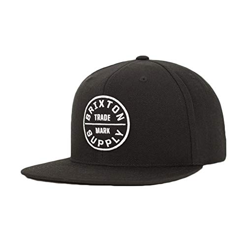 Brixton Unisex-Adult Oath Iii Snapback Cap, Black, O/S von Brixton