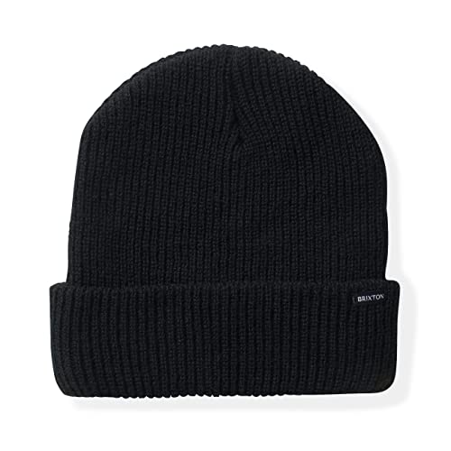 Brixton Unisex Becket Beanie Hat, Black, One Size von Brixton