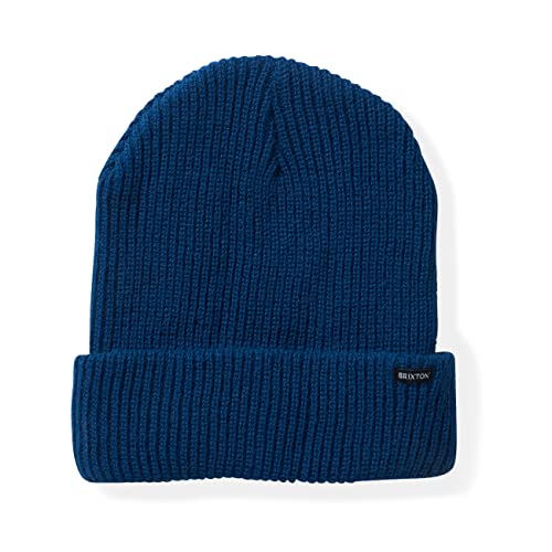 Brixton Unisex Becket Beanie Hat, Blue, One Size von Brixton