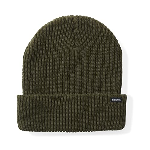 Brixton Unisex Becket Beanie Hat, Military Olive, One Size von Brixton