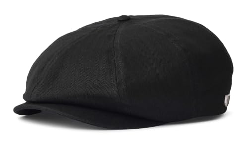 Brixton Unisex Brood Snap Cap Zeitungskappe, Schwarz, XL von Brixton