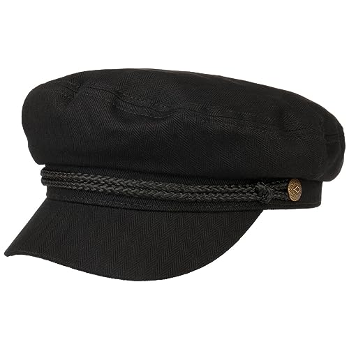Brixton Unisex-Erwachsene Fiddler Cap Zeitungskappe, Schwarz, X-Small von Brixton