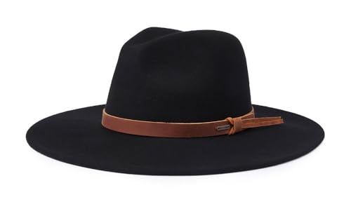 Brixton Unisex-Erwachsene Field Proper Hat Sonnenhut, Schwarz, SMALL von Brixton