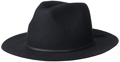 Brixton Unisex-Erwachsene Wesley Fedora Filzhut, schwarz, MEDIUM von Brixton