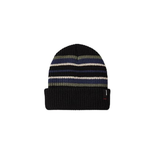 Brixton Unisex Heist Beanie, Black/Olive/Navy, One Size von Brixton