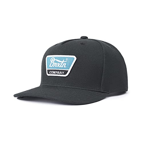 Brixton Unisex Linwood C Mp Snapback Baseballkappe, Schwarz, One Size von Brixton