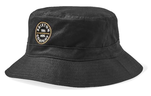 Brixton Unisex Pledge Bucket Hat, Black, S-M von Brixton