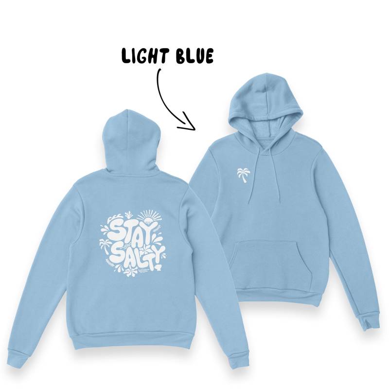 Bleib Salzig Hoodie - Ocean Vibes Hoodie, Geschenk Für Strandliebhaber von BrizeStudio
