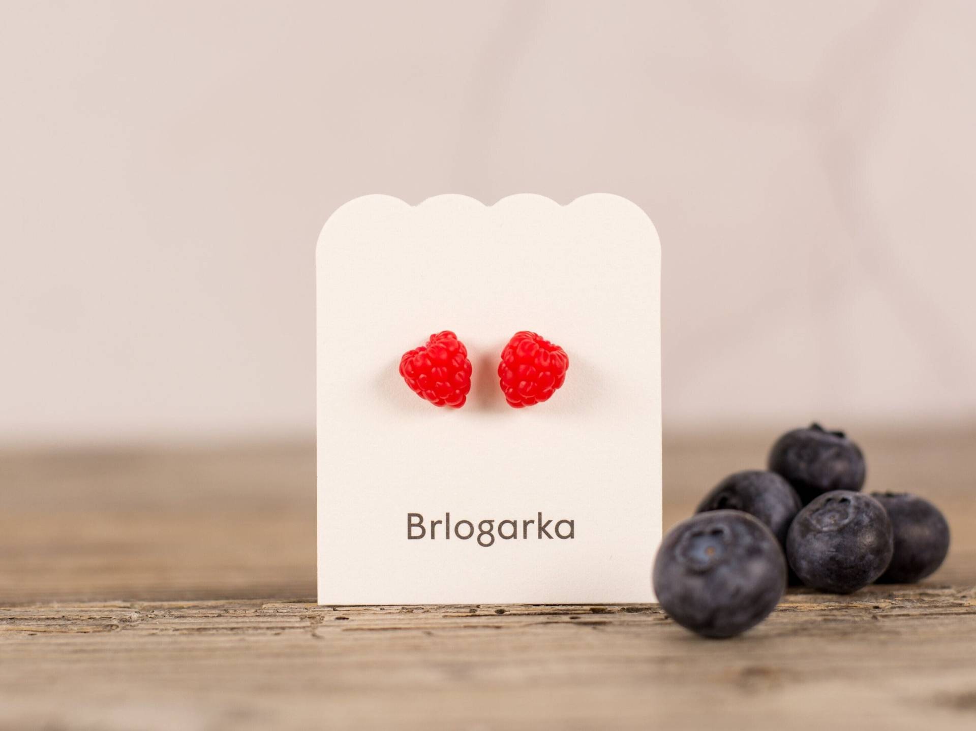 Himbeer Ohrstecker Miniatur Fimo Obst Schmuck Himbeer Ohrstecker Miniatur Fimo Obst Schmuck von Brlogarka