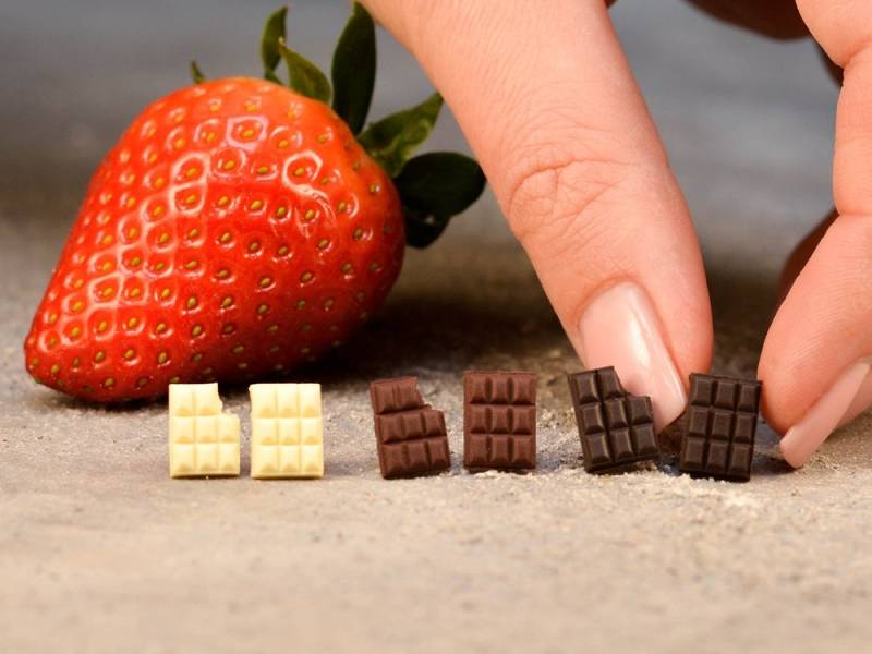 Weiße, Dunkle Oder Milchschokolade Ohrstecker, Geschenk Für Schokoladensüchtige, Einzigartige Ohrringe, Titan Zierlicher Post, Kekse Creme Weiße, Dunkle Oder Milchschokolade Ohrstecker, Geschenk Für Schokoladensüchtige, Einzigartige Ohrringe, Titan Zierlicher Post, Kekse Creme von Brlogarka