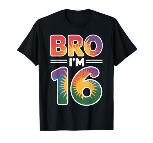 16th Birthday Boy Bro I'm 16 Year Old Kids 16th Bday T-Shirt 16th Birthday Boy Bro I'm 16 Year Old Kids 16th Bday T-Shirt von Bro I’m 16 Years Old Birthday Party Kids Boys Tee