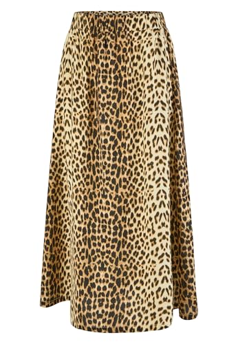 Damen Midi Rock mit Leo Print (TAN LEOPRINT) Größe S von BROADWAY NYC FASHION