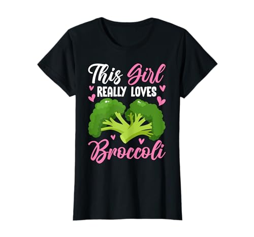 Dieses Mädchen liebt Brokkoli wirklich Lustige vegane Brokkoli-Liebhaber T-Shirt Dieses Mädchen liebt Brokkoli wirklich Lustige vegane Brokkoli-Liebhaber T-Shirt von Broccoli Girls Apparel