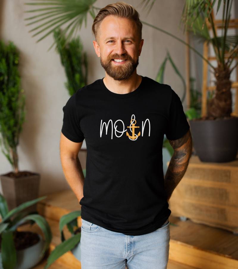 Moin Tshirt - Norddeutsch Ist Gespräch Genug Meer Strand Entspannte Leute Reicht Sagt Alles von BroforceDesigns