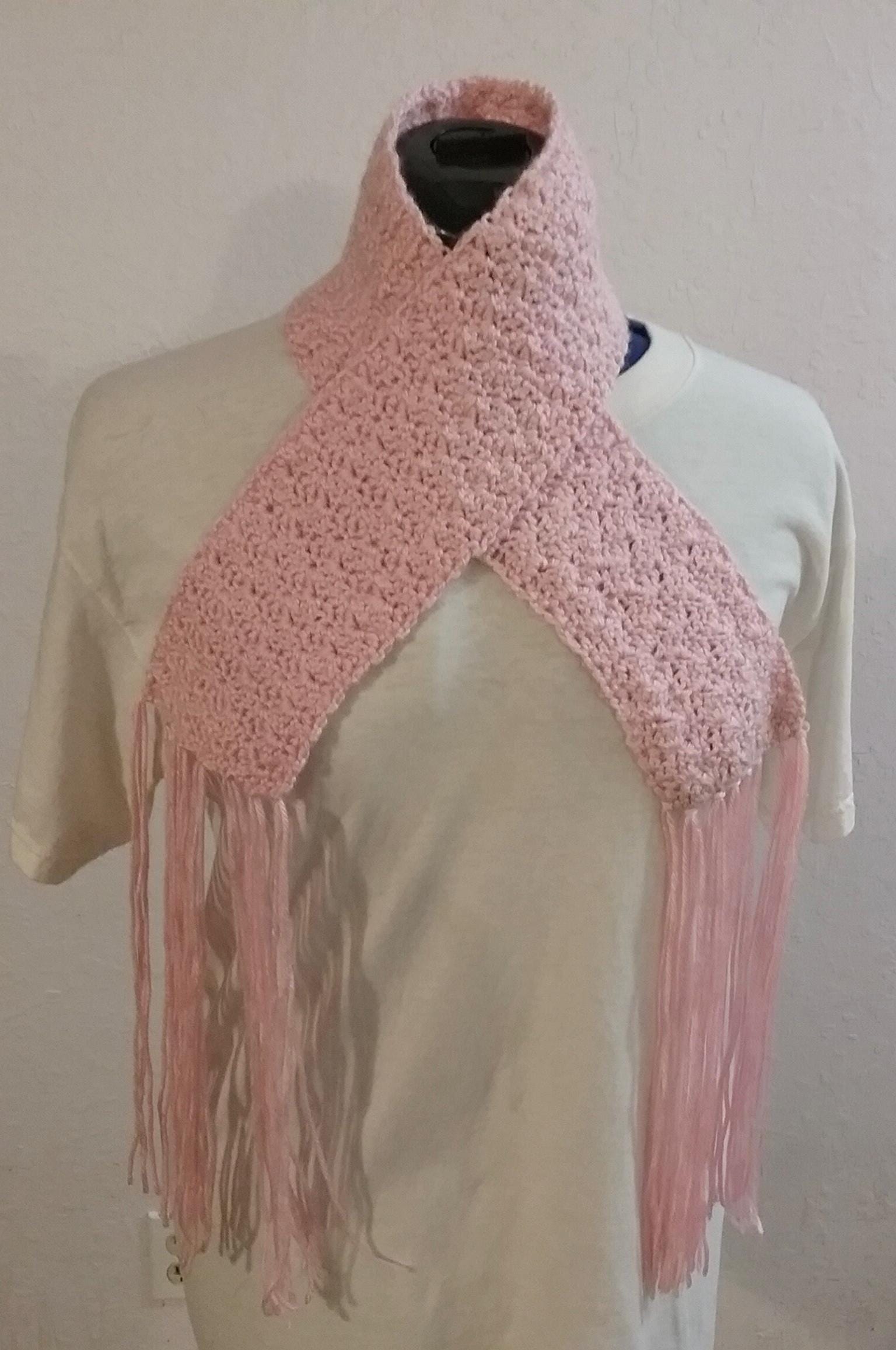 Hand Gehäkelte Schal Rosa Hand Gehäkelte Schal Rosa von BroganHillCrafts1