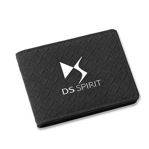 BrohN Auto-Führerschein-Geldbörse Ausweis Kreditkartenetui für DS Spirit DS3 DS4 DS4S DS5 5LS DS6 DS7 DS9 WILD Rubis E-Tense DIVINEDS,Black Style von BrohN