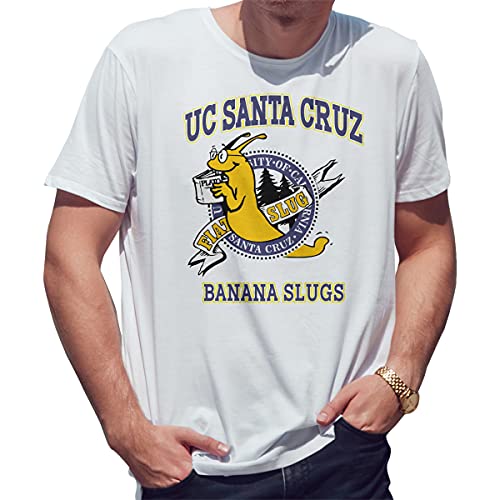 UC 1997 Santa Cruz Banana Slugs Vincent Vega Herren Weißes T-Shirt Size M von BroiderStudio