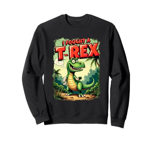 Gebrochener Arm Recovery Kinder Cartoon Dinosaurier I Fought A T-Rex Sweatshirt Gebrochener Arm Recovery Kinder Cartoon Dinosaurier I Fought A T-Rex Sweatshirt von Broken Arm Recovery Dinosaur I Fought A T-rex