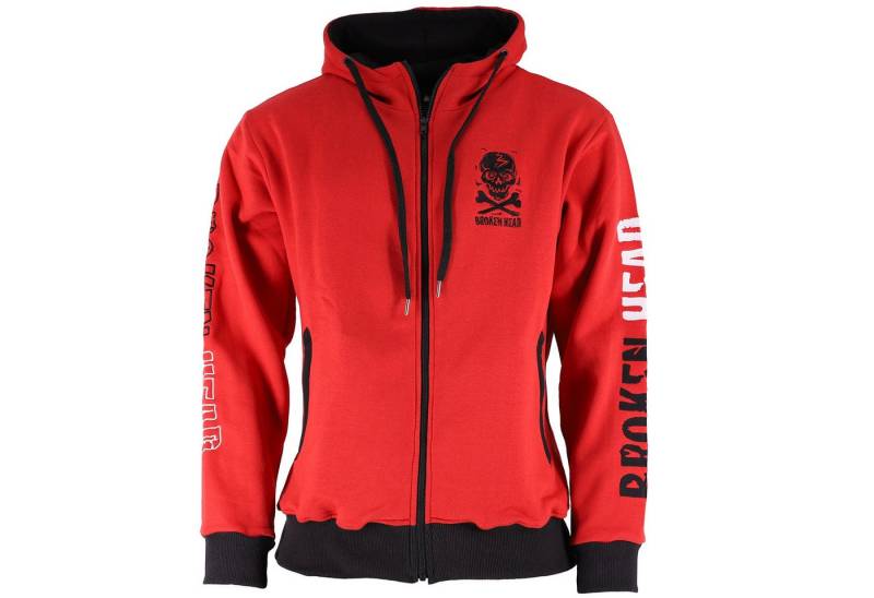 Broken Head Hoodie Hoodie Color Edition Rot Leuchtende Farben von Broken Head