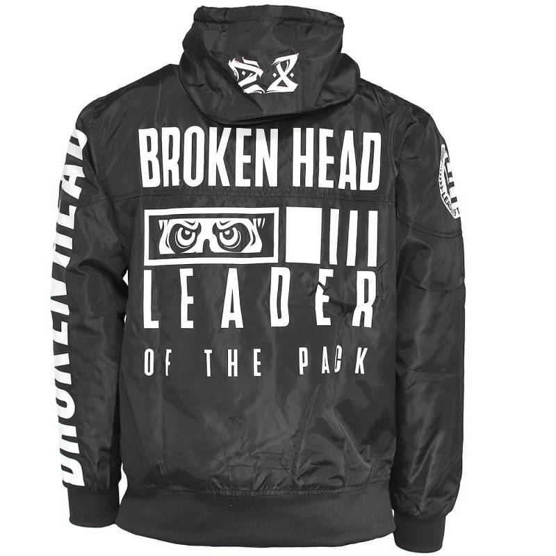 Broken Head Windbreaker Windbraker Leader Of The Pack Weiß Mit Bauchtasche von Broken Head