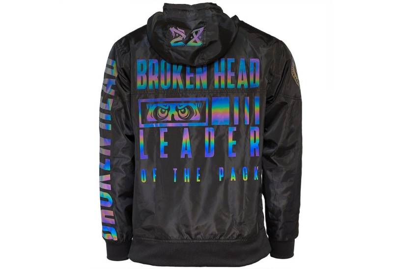 Broken Head Windbreaker Windbreaker Leader Of The Pack Rainbow Mit Regenbogen-Optik Broken Head Windbreaker Windbreaker Leader Of The Pack Rainbow Mit Regenbogen-Optik von Broken Head