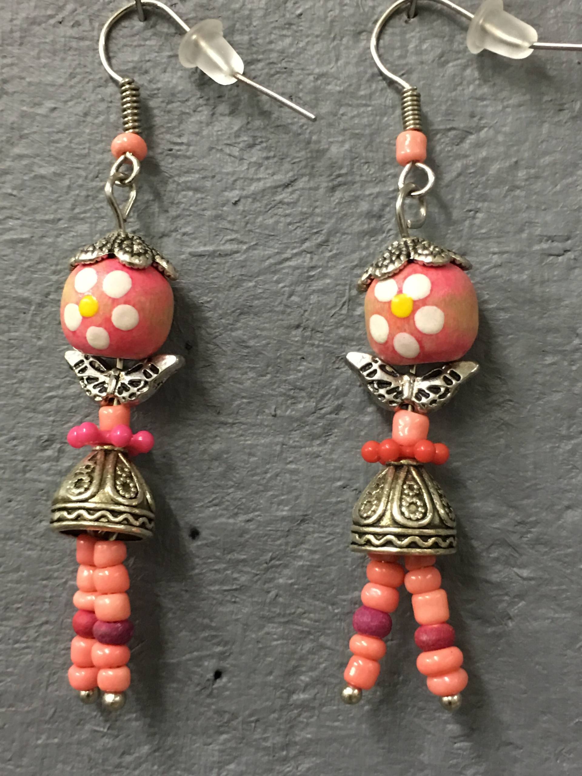 Blumenfee Ohrringe Blumenfee Ohrringe von BrokenStringEarrings