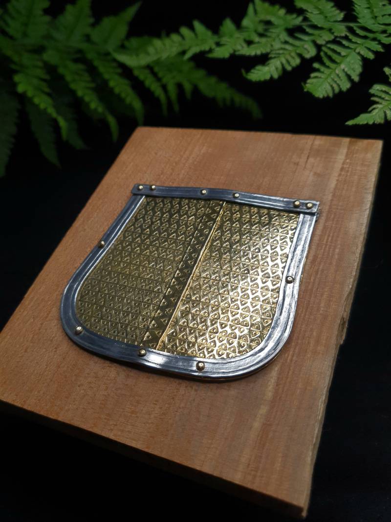 Birka Wikinger Rus Taschendeckel Rekonstruktion Reenactment Living History Schweden Vikings Messing Replika Gürtel von BrokkrCraft