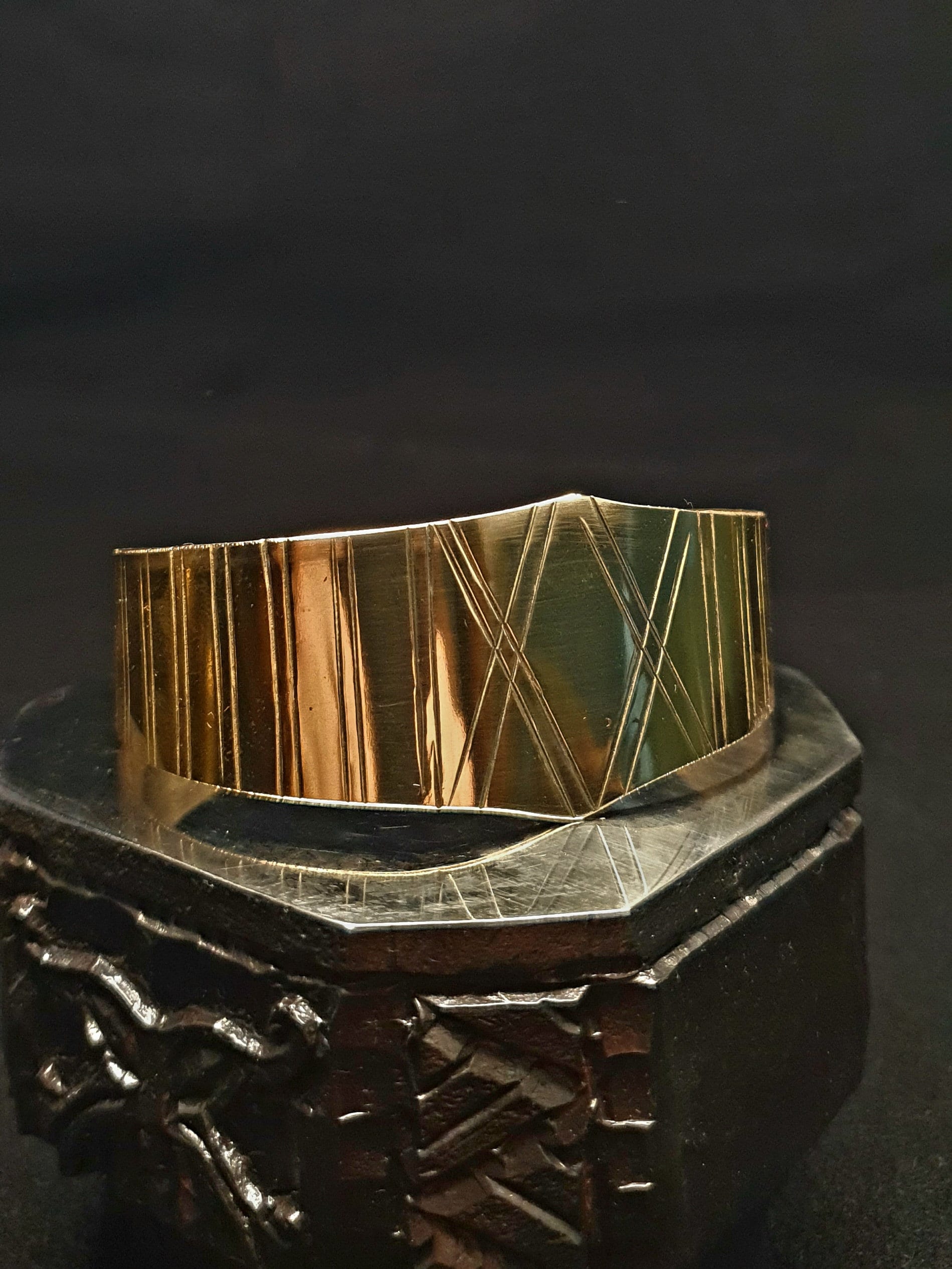 Wikinger Armreif Irland 9.jahrhundert Frühmittelalter Schmuck Messing Silber Dark Age Nordsee Vikings Ireland England von BrokkrCraft