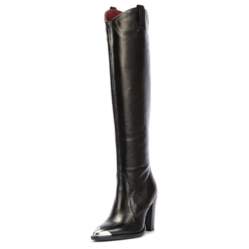 BRONX Damen Stiefel New Americana schwarz/silber 39 von Bronx