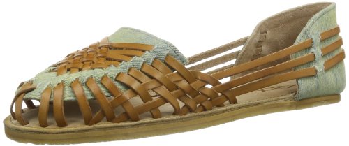 Bronx BX 644 65091-C Damen Espadrille Halbschuhe, Mehrfarbig (mid Brown/Blue 1034), EU 40 von Bronx