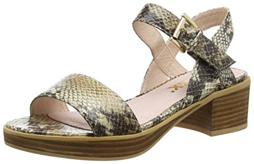 Bronx BbrandyX, Damen Sandalen, Mehrfarbig (12 Taupe), 41 EU von Bronx