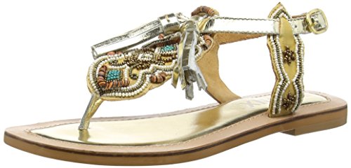 Bronx BiksaX, Damen Knöchelriemchen Sandalen, Gold (1649 Gold/bronze), 40 EU von Bronx