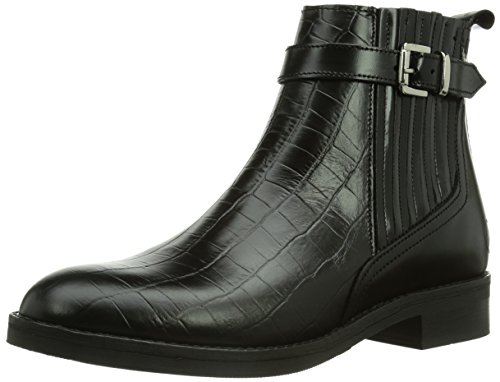 Bronx Damen BX 709 Kurzschaft Stiefel, Schwarz (black01) von Bronx