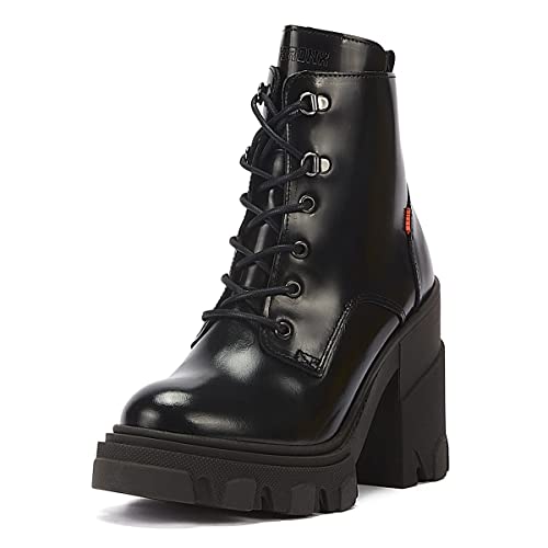 Bronx Furrow Damen Schnürstiefel, Schwarz, Schwarz , 37 EU von Bronx