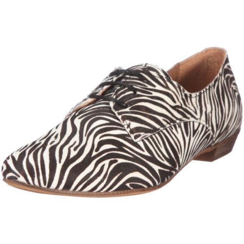 Bronx Herald 37 Pony Zebra 64880-C3, Damen, Halbschuhe, Weiss (Zebra nat./Black), EU 39 von Bronx