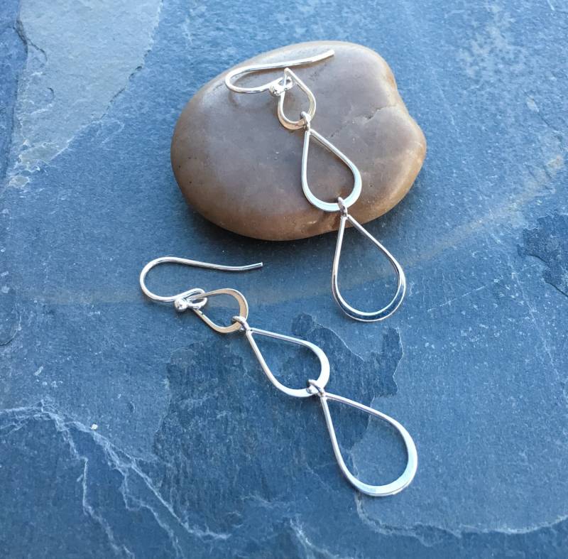 Silberohrringe, Ohrhänger Aus Sterlingsilber Silberohrringe, Ohrhänger Aus Sterlingsilber von BronzeLeafStudio